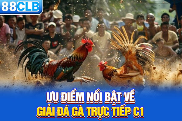 Ưu điểm nổi bật về giải đá gà trực tiếp C1